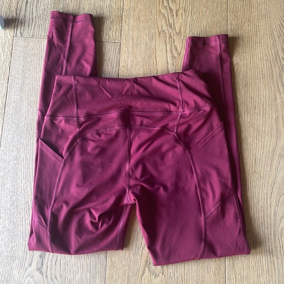Victoria Sport / Red Legging with side pockets / size medium - Picture 6 of 6